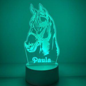 lampara personalizada para caballistas