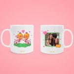 Taza de San Valentín con foto personalizada