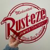 Logo para pared Rust eze de Rayo McQueen