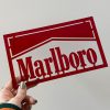 Diseño de metacrilato Logo Marlboro