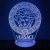 Lampara de logo versace personalizable